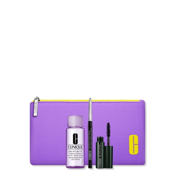 💗Clinique 4 piece set & Makeup bag - Picture 1 of 2